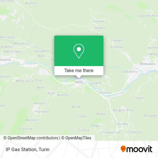IP Gas Station map