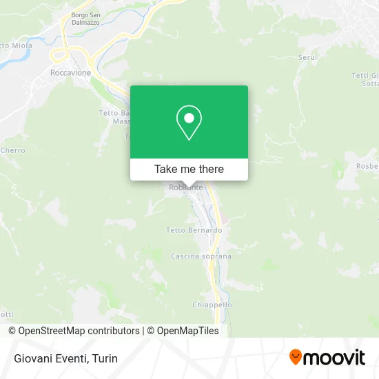 Giovani Eventi map