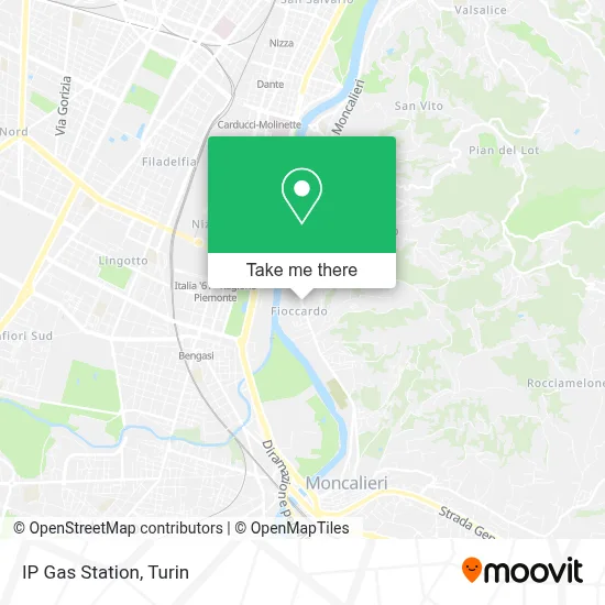 IP Gas Station map