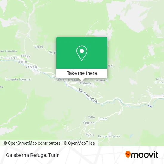 Galaberna Refuge map