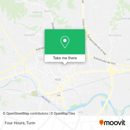 Four Hours map