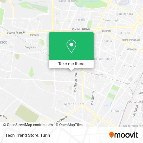 Tech Trend Store map