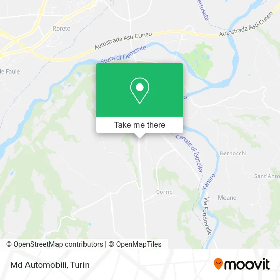 Md Automobili map