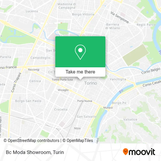 Bc Moda Showroom map