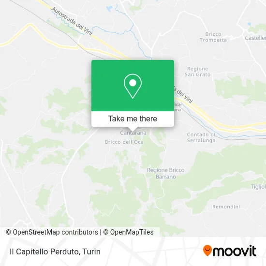 Il Capitello Perduto map