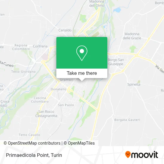 Primaedicola Point map