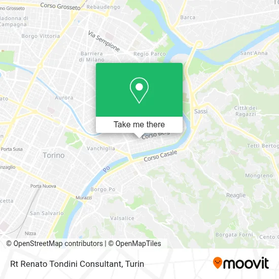 Rt Renato Tondini Consultant map