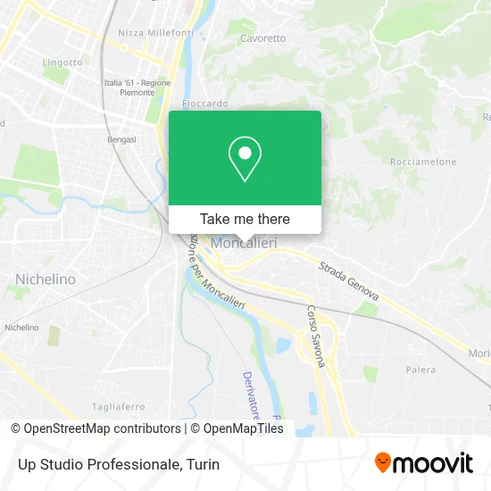Up Studio Professionale map
