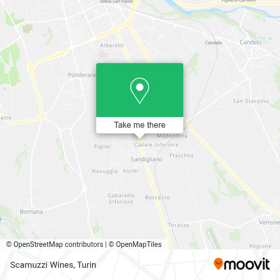 Scamuzzi Wines map