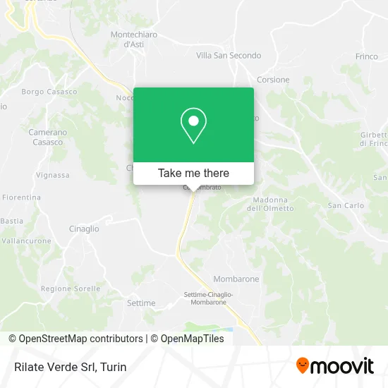 Rilate Verde Srl map