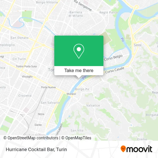 Hurricane Cocktail Bar map