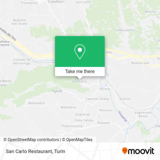 San Carlo Restaurant map