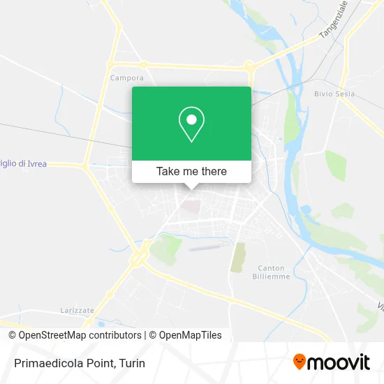 Primaedicola Point map