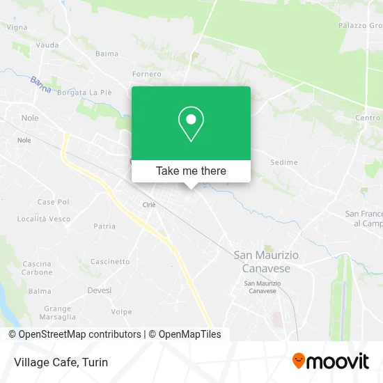 Village Cafe map