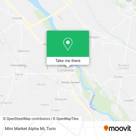 Mini Market Alpha Mi map