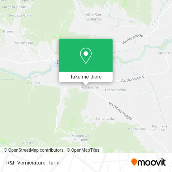 R&F Verniciature map