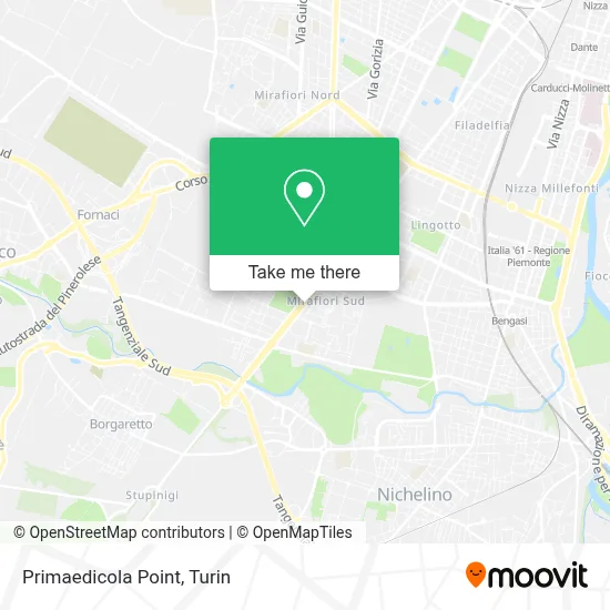 Primaedicola Point map