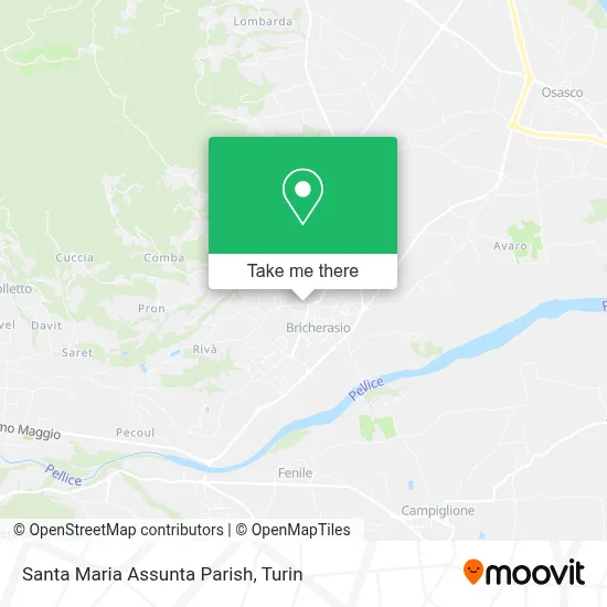 Santa Maria Assunta Parish map