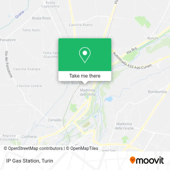 IP Gas Station map