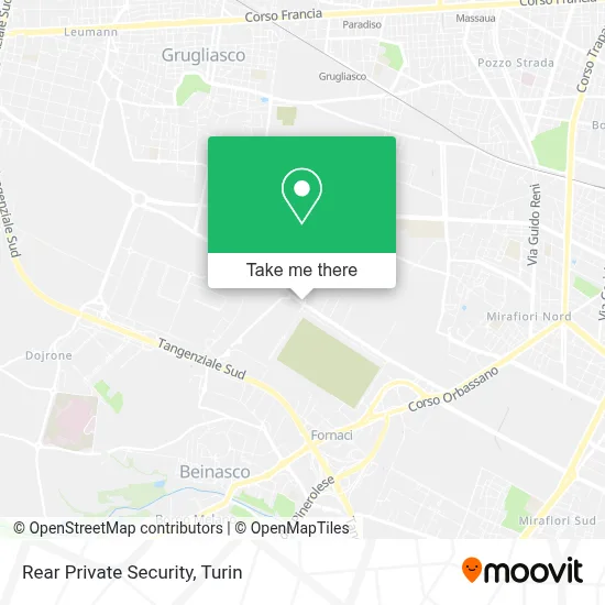 Rear Private Security map