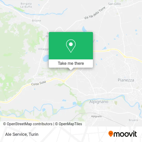 Ale Service map