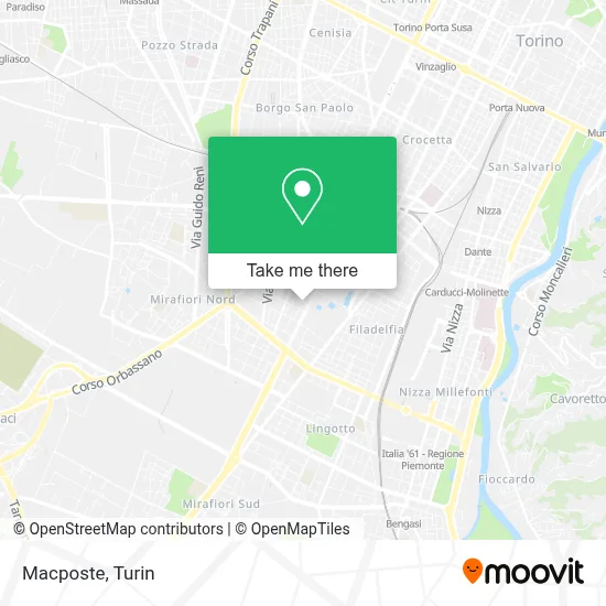 Macposte map