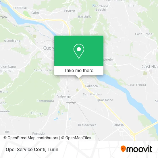 Opel Service Conti map