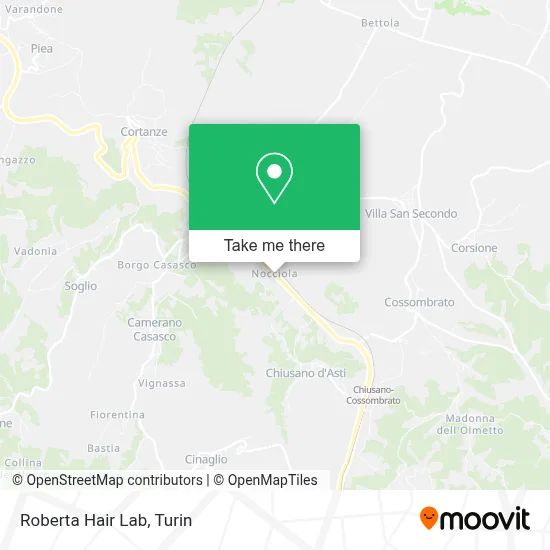 Roberta Hair Lab map