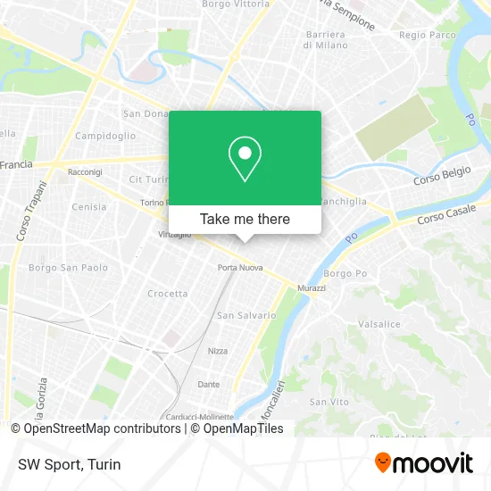 SW Sport map
