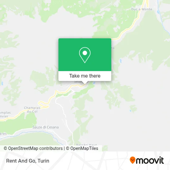Rent And Go map