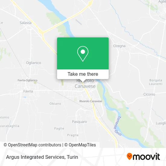 Argus Integrated Services map