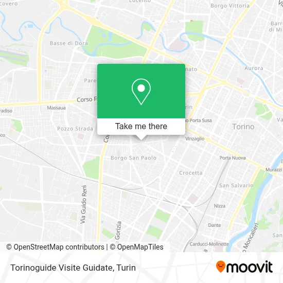 Torinoguide Visite Guidate map