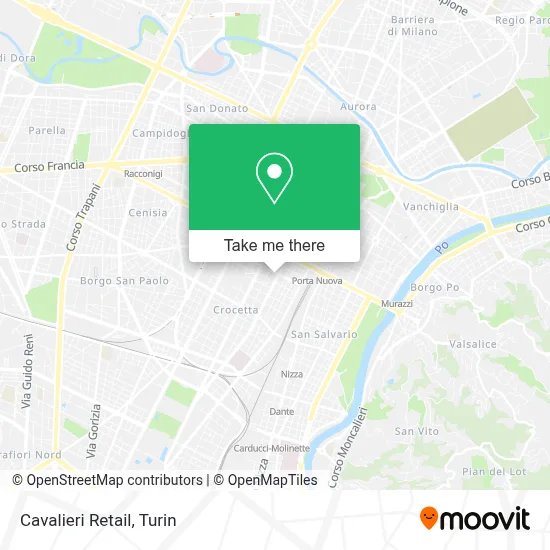 Cavalieri Retail map