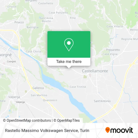 Rastello Massimo Volkswagen Service map