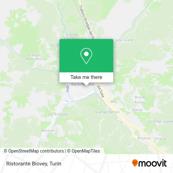 Ristorante Biovey map