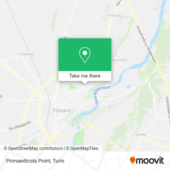 Primaedicola Point map