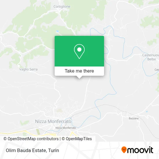 Olim Bauda Estate map