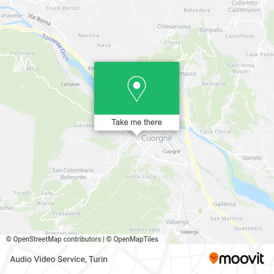 Audio Video Service map