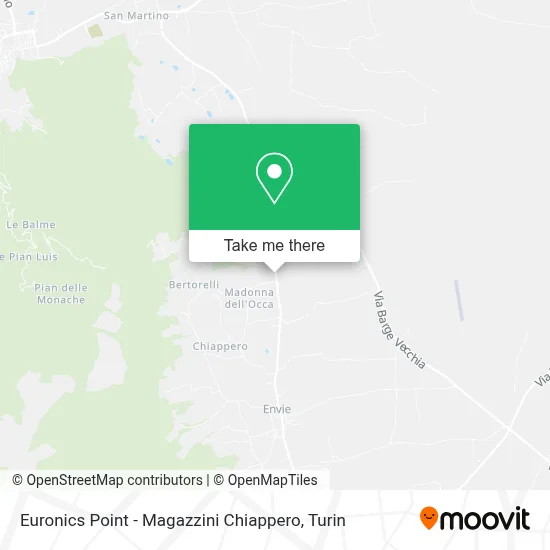 Euronics Point - Magazzini Chiappero map