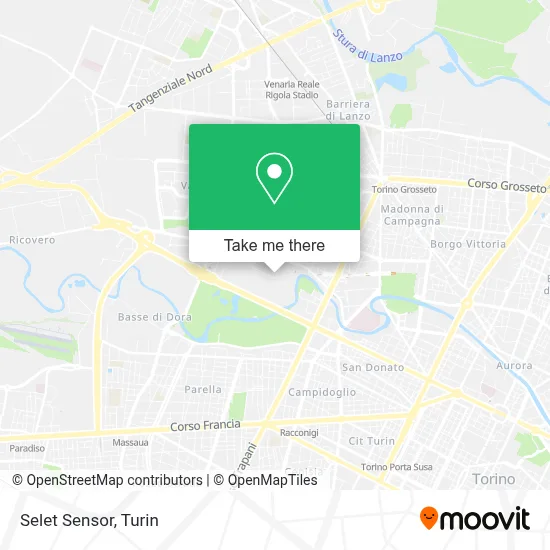 Selet Sensor map