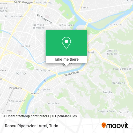 Rancu Riparazioni Armi map