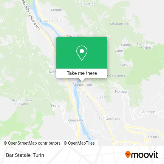 Bar Statale map