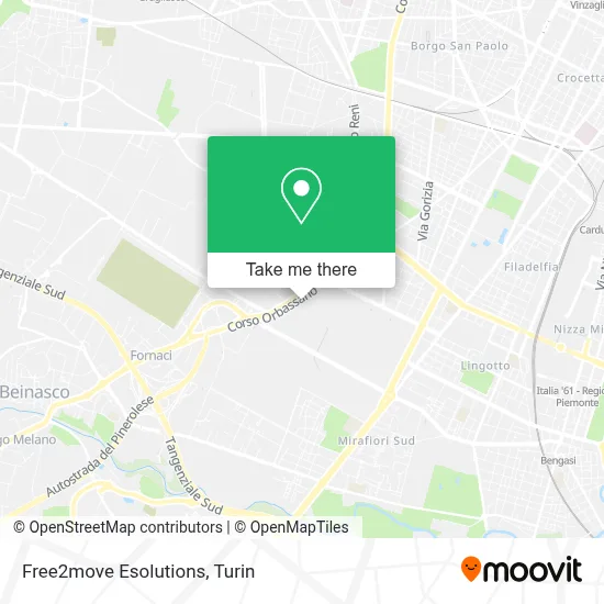 Free2move Esolutions map
