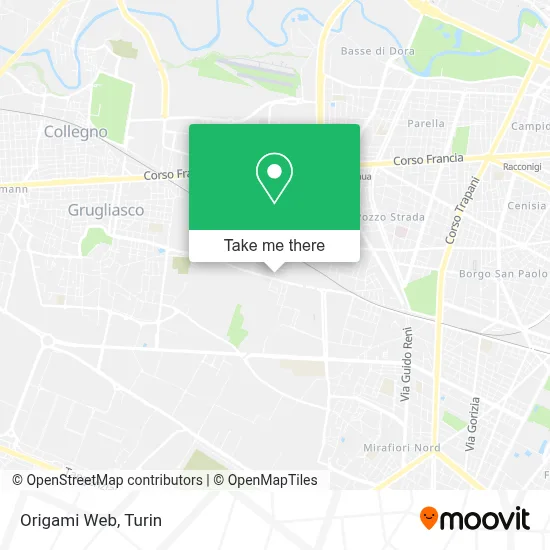 Origami Web map