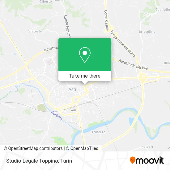 Studio Legale Toppino map
