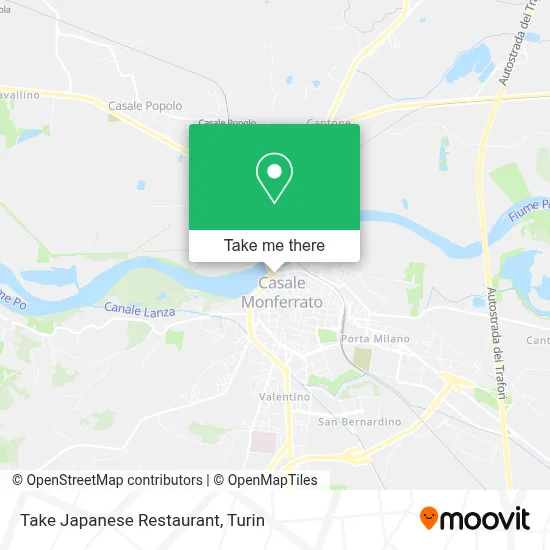 Take Japanese Restaurant map