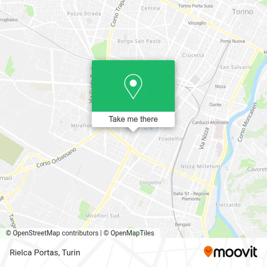 Rielca Portas map