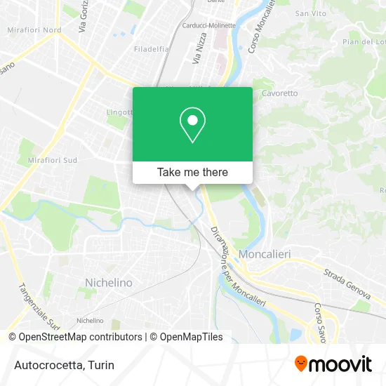 Autocrocetta map