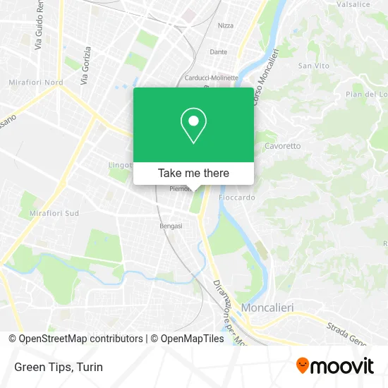 Green Tips map