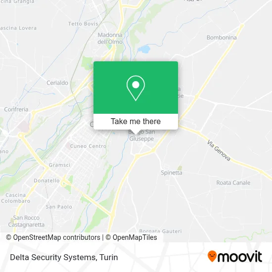 Delta Security Systems map